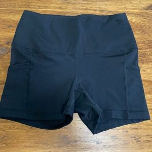 Yogalicious Black Booty Shorts for Dance